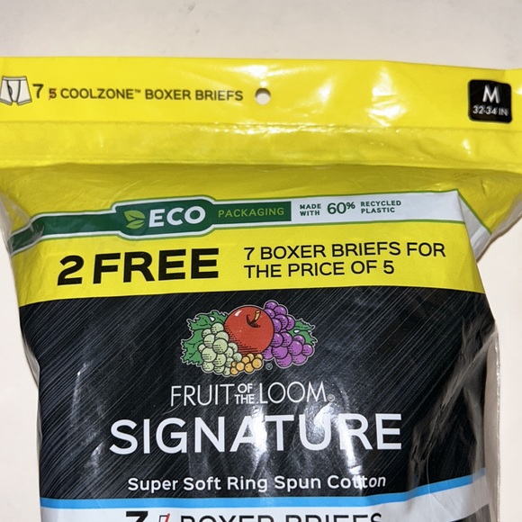 Fruit Of The Loom Mens Signature 7 Pack Boxer Briefs Size Medium (1-13) - Picture 5 of 5